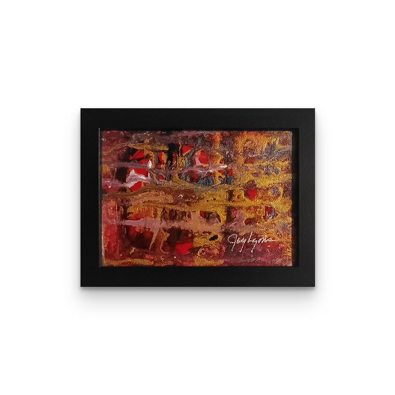 Framed Abstract Mini #4